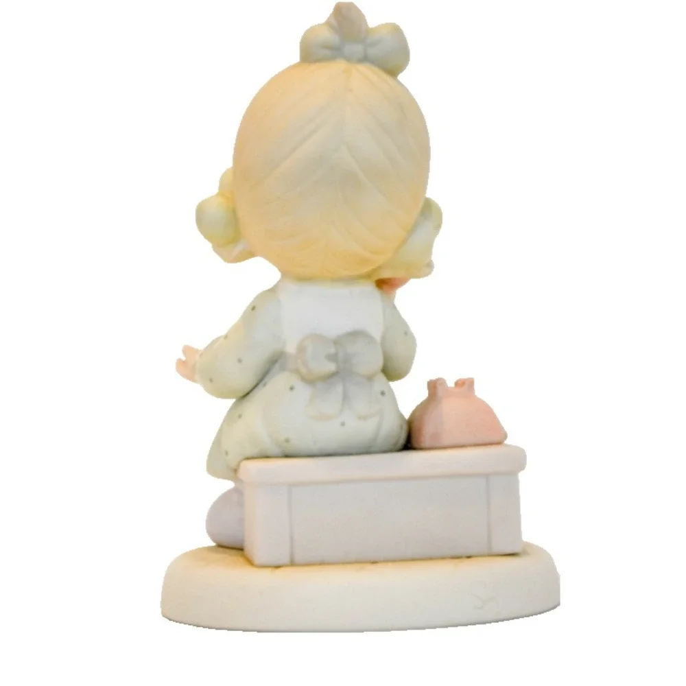 Precious Moments Tell It To Jesus 521477  Figure Phone Child Tears Religion 1989